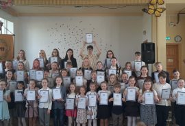 26. maijā Talsu pamatskolā tika godināti labākie skolēni  mācību darbā,  konkursos, skatēs.