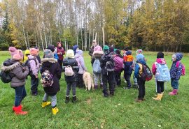 3.b un 3.a klases mācību ekskursijā.