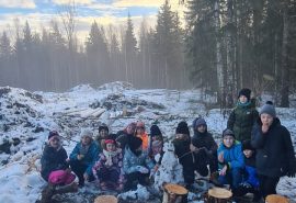 23. novembrī 3.b klases skolēni devās mācību ekskursijā uz Pastendi