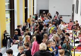 Talsu pamatskolā šodien norisinājās “Lielā Mārtiņdienas Andele”