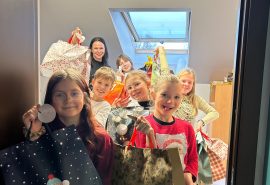 Labdarības akcijas “Dāvanpaciņas vientuļajiem Talsu novada senioriem”.