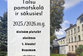 Pirmklasniek, mēs Tevi jau gaidām!