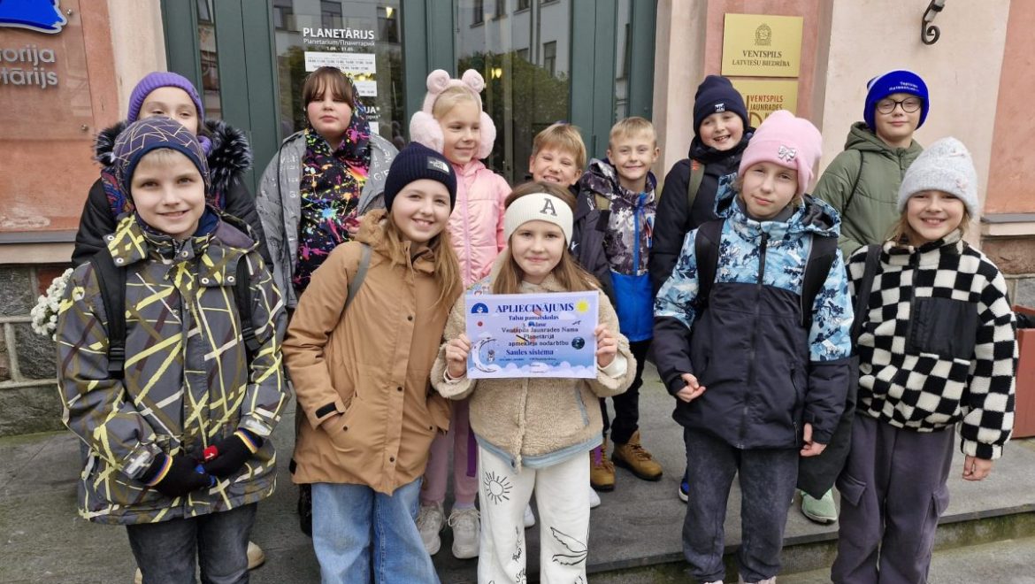 Jaunrades nama organizētā nodarbība “Saules sistēma1.-3.klasei”
