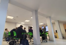 💡Talsu pamatskolas 7. b, 8. un 9. klašu jaunieši piedalās lekcijās jauniešiem.