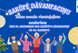 Labdarības akcijā “Sarūpē DāvanPaciņu vientuļajiem Talsu novada senioriem”🌟🥰.