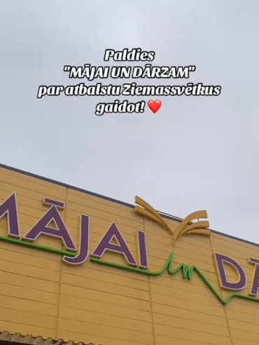 🎄❤️ Sirsnīgs PALDIES   “Mājai un Dārzam” par lielo un atsaucīgo atbalstu, gatavojoties Ziemassvētkiem!