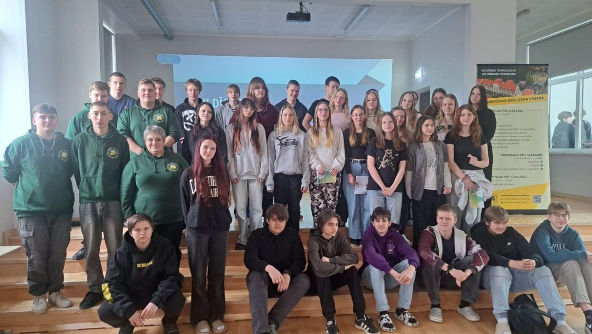 KTTT – Kuldīgas tehnoloģiju un tūrisma tehnikums viesojas Talsupamatskolā