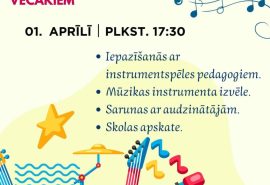 01. aprīlī plkst. 17.30 tikšanās ar topošajiem pirmklasniekiem un viņu vecākiem!