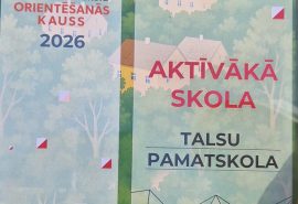 Talsu skolu “Orientēšanās kauss” sacensībās.