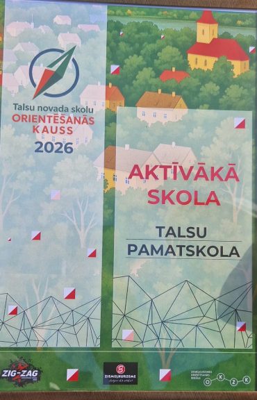 Talsu skolu “Orientēšanās kauss” sacensībās.